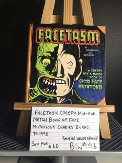 Facetasm Creepy Mix-And Match Book Of Face 1998 Sealed Never Opened