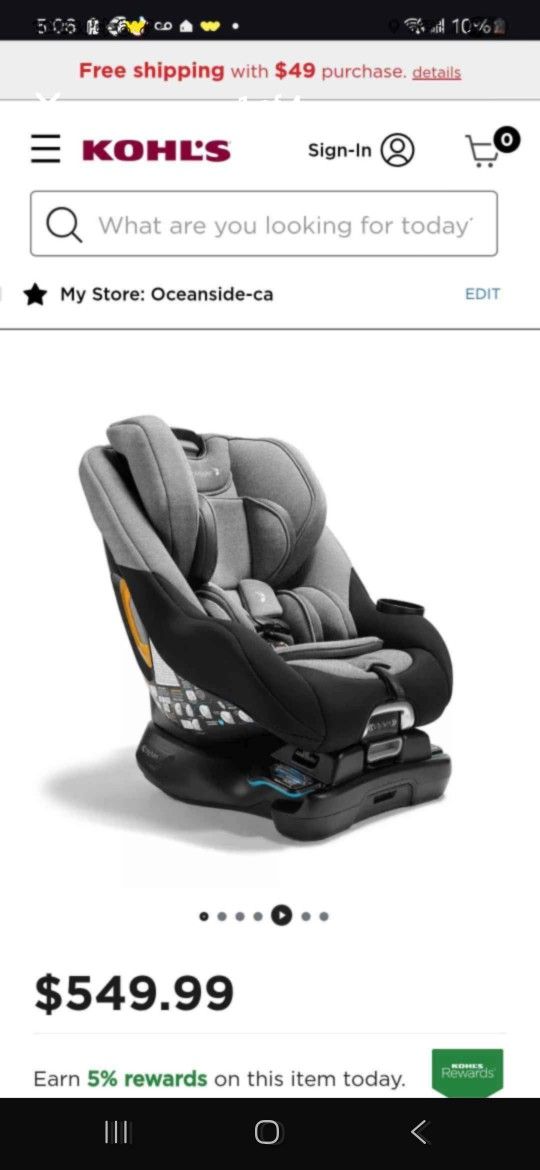 Baby Jogger City Turn Rotating Convertible Car Seat