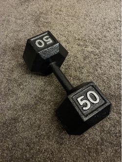 50 lb dumbbell