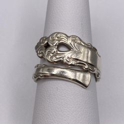 International Silver Spoon Ring 