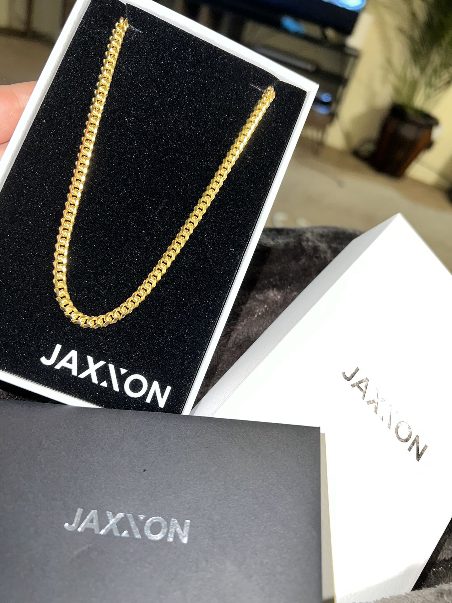 Silver REAL gold Plated Chain Necklace