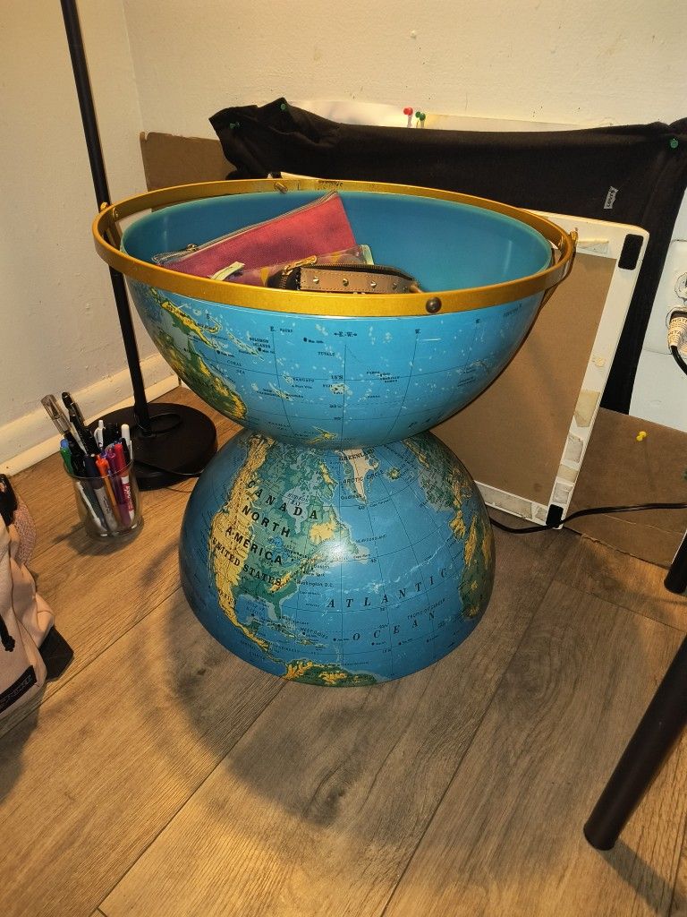 Original Artisian Globe End Table