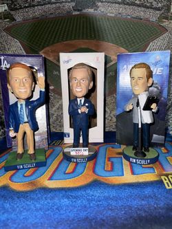 Dodgers vin Scully Bobbleheads bobble heads bobble head bobblehead