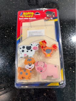 Build and Grow Barn With Animals Kid's Project Kit Ages 5+ NEW