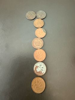 8 of the Germany 1 Pfennig