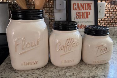3 piece kitchen Canisters