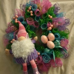 Gnome Easter Wreath
