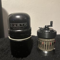 Curta Type II Calculator, Vintage Mechanical Calculator