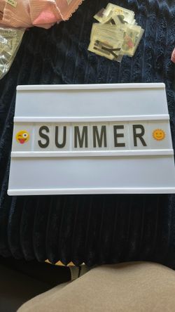 customizable light up sign