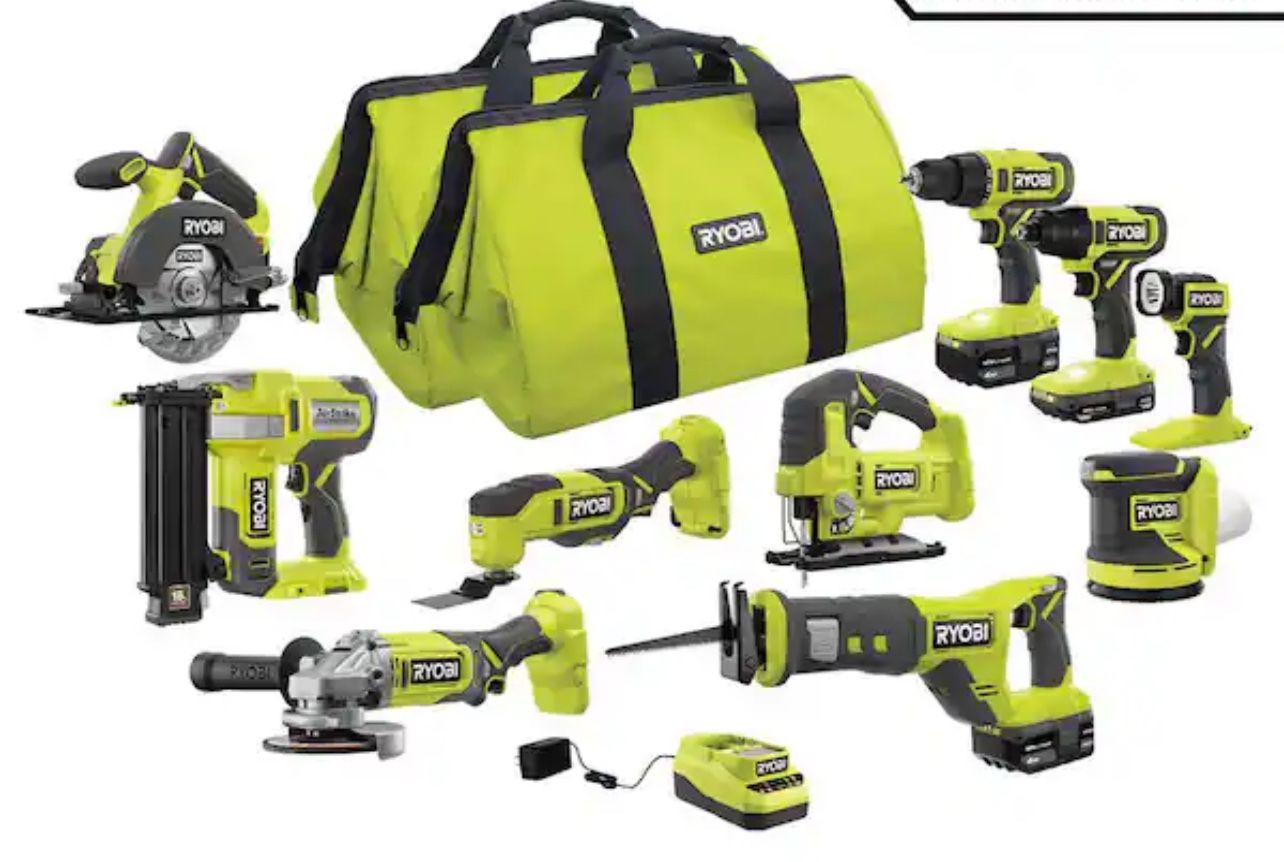 RYOBI Combo kit - 16 Pieces Brand NEW IN THE BOX