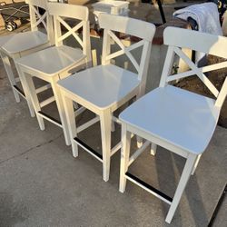 IKEA INGOLF Bar Stools White 
