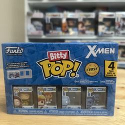 MULTIPACK BITTY X-MEN 1" FUNKO POPS INC BEAST CHASE Phoenix Iceman Angel Marvel