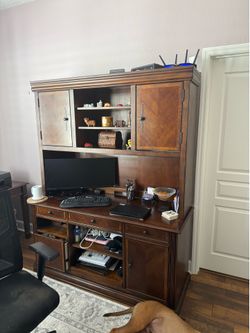 5- Piece Solid Wood Office Set