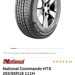 All Season SUV Tire - Size: 255 65r18