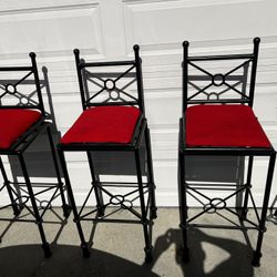 Very Nice Three Bar Chairs