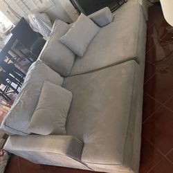 Large Grey Sofa 