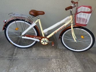Brand-New Soiking Cruiser Bike – Beautiful Cream & Burgundy