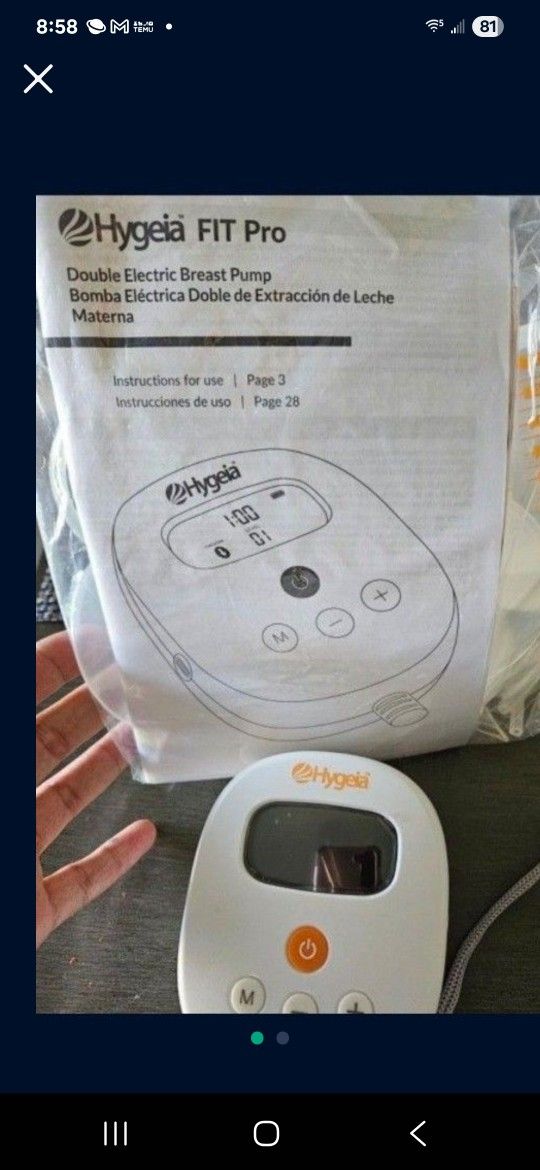 Nursing Breast Milk Pump.  New Never Used 