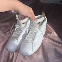 Jordan MVP White Gum Light Brown Metallic Gold (Women's)