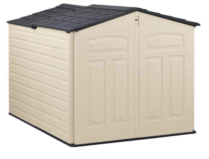 6 ft. 6 in. × 5 ft. Slide-Lid Resin Shed