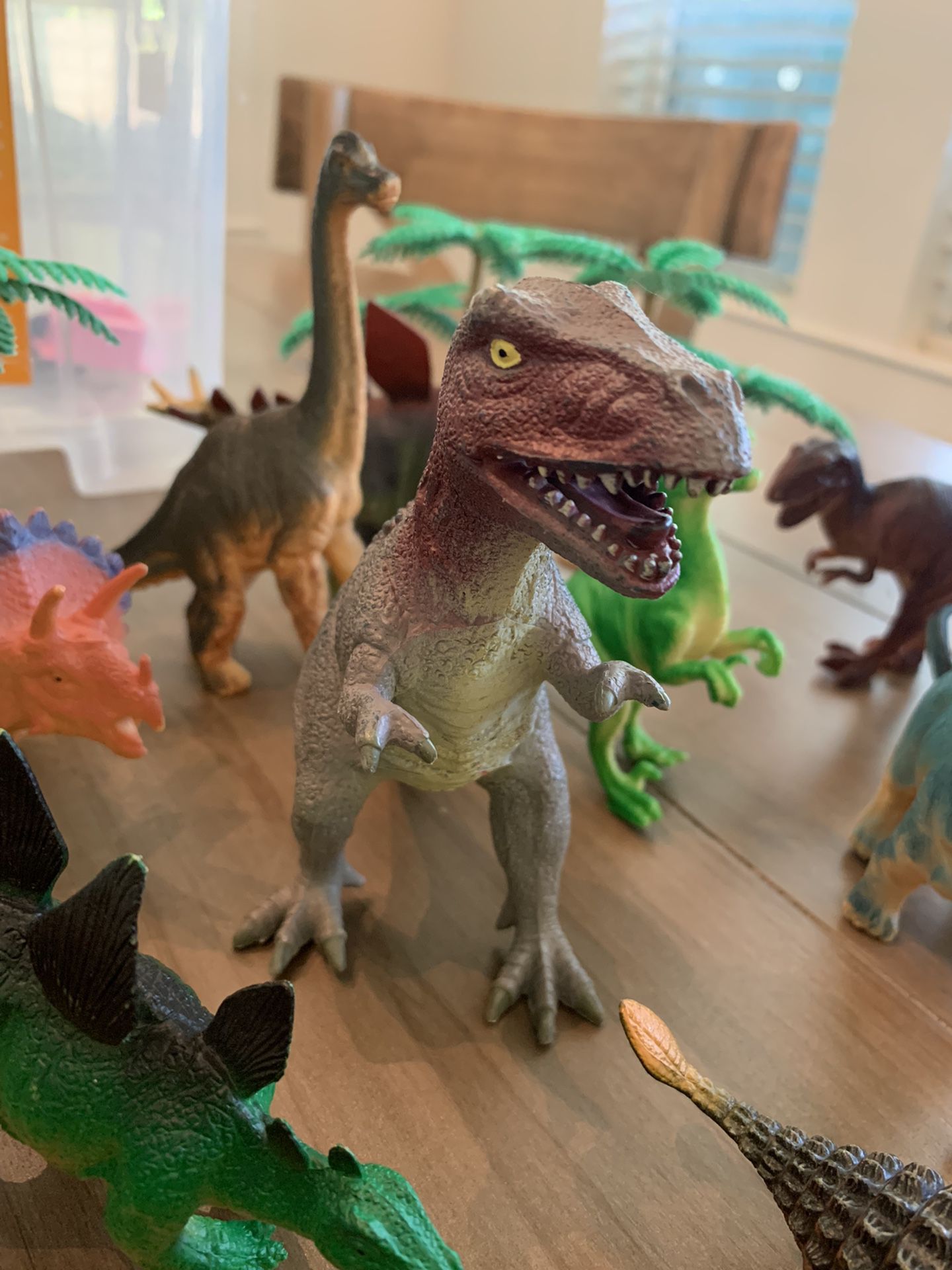 Lots Of Dinosaur Figures With Case 