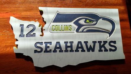 Personalized wood carving.