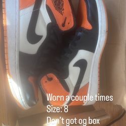 Air Jordan 1 Shattered Backwards.
