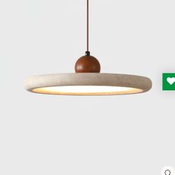 Brand New Travertine Pendant Light