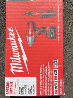 Milwaukee Impact and Ratchet Combo
