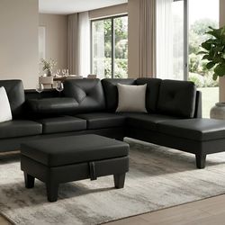 Sectional Black $10 down