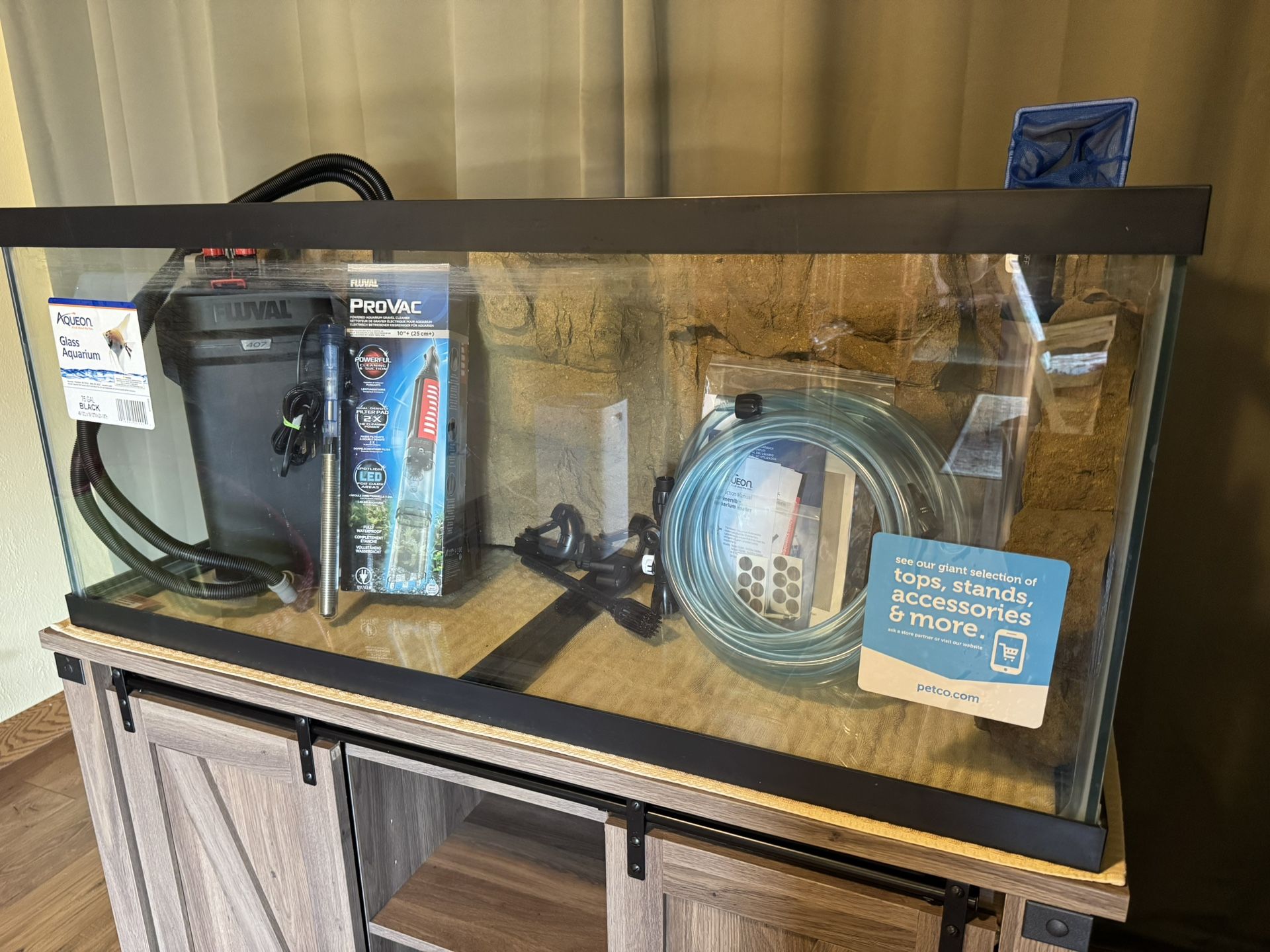 75 Gallon Aquarium w/ Complete Accessories 