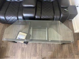 Obo Tv stand/ Entertainment center glass