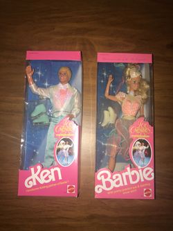 Barbie and Ken Ice Capades Dolls New