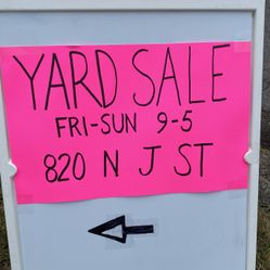 Yard Sale