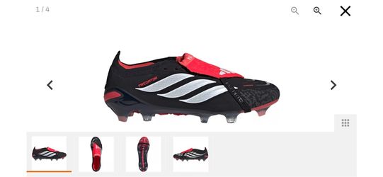 Adidas Predator Elite Fold-Tongue FG Cleats- Like New