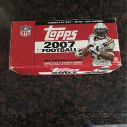 Complete Set Of Topps Football Cards