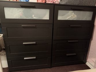 Sets of 2 IKEA BRIMNES 4-Drawer Dresser