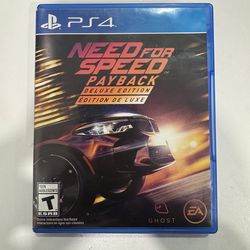Need For Speed Payback: Deluxe Edition (Sony PlayStation 4 PS4