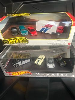 Hot Wheels Premium 5-Pack Bundle BRE Datsun & Mercedes-Benz