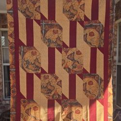 Maps Quilt Top 