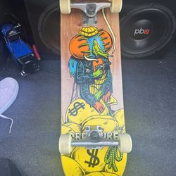 Creature Skateboard Complete W Thunder Trucks And Ricta Wheels Dimensions In Photos . 