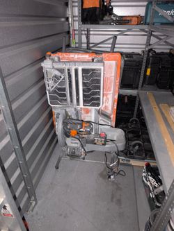 RIDGID 10” Wet Tile Saw with Stand