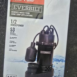 Everbilt 1/2 HP Effluent Pump 