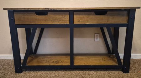 Entry table with drawers