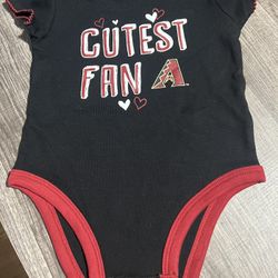 Cutest Fan, Arizona Diamondbacks, Onesie