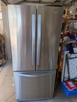 Whirlpool Stainless Steel Side by Side Fridge