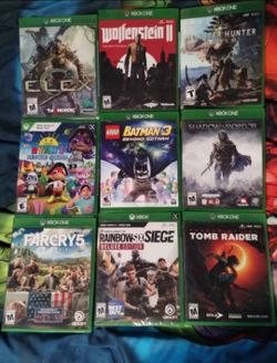 Xbox one games, $10 each