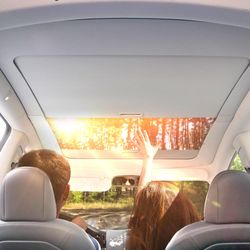 OEDRO Retractable Roof Sunshade Tesla Model Y 2020-2024 Customer Return #2149B G1