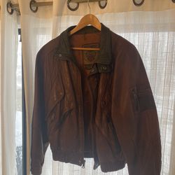 Midway Men’s Leather Jacket - Medium