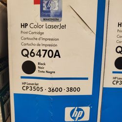 HP Laser Jet Black Toner Q6470A